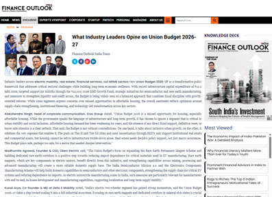 Finance Outlook India